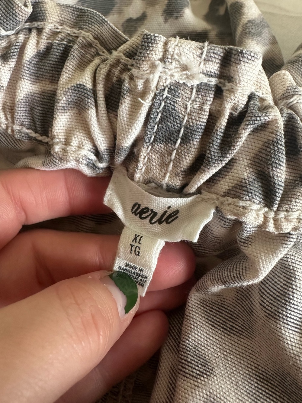 Aerie Cheetah Print Canvas Jort Shorts - Picture 8 of 14